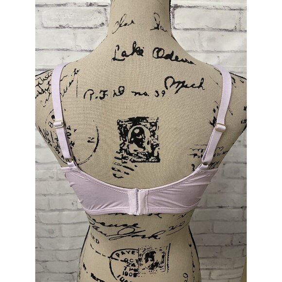 NATORI Size 38D Statement Full Fit Bra Purple Lace Unlined Underwire 746211 - Picture 3 of 7